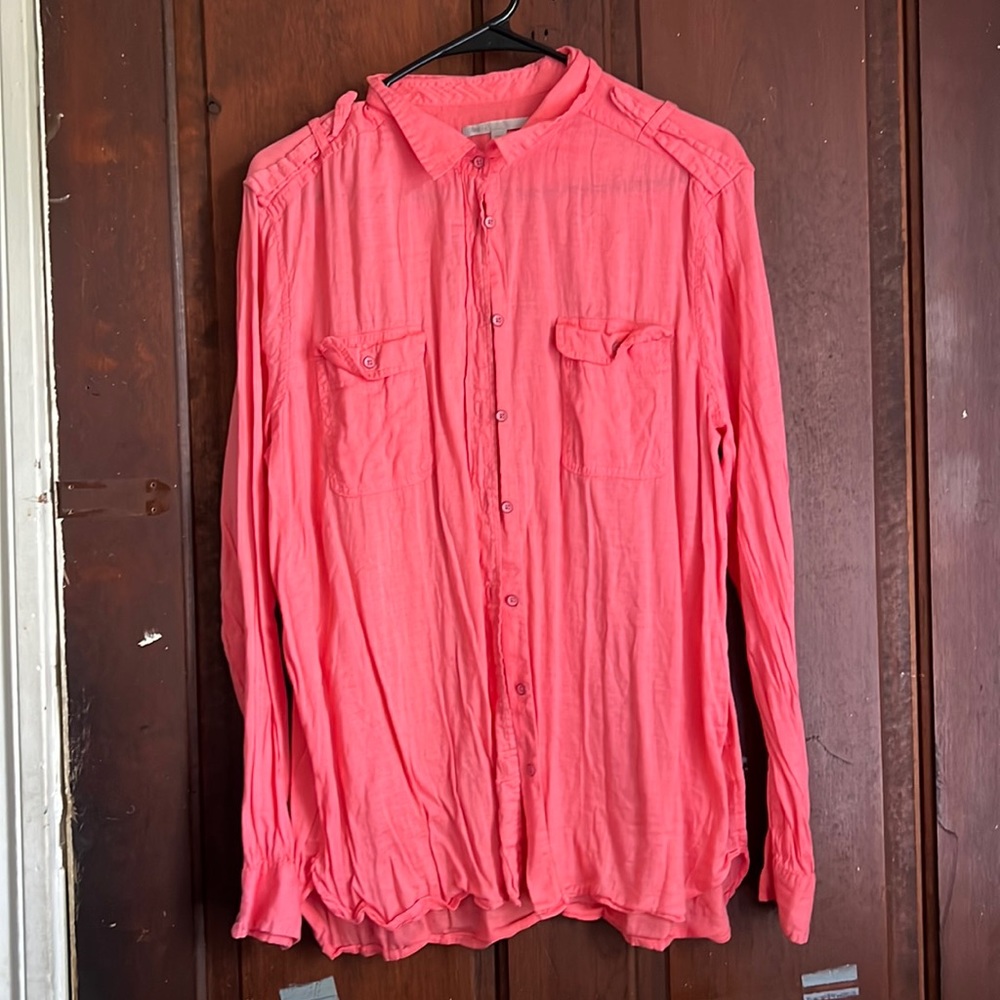 GAP Brand Women’s Button Up Long Sleeve Top